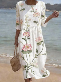 Chloe™ | Abito Floreale Elegante