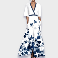 Eliana™ | Elegante Vestito A-Line Floreale