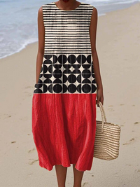 Jane™ Abito Midi Colorblock